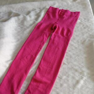 New pink lined tights, stretchy, new without packaging